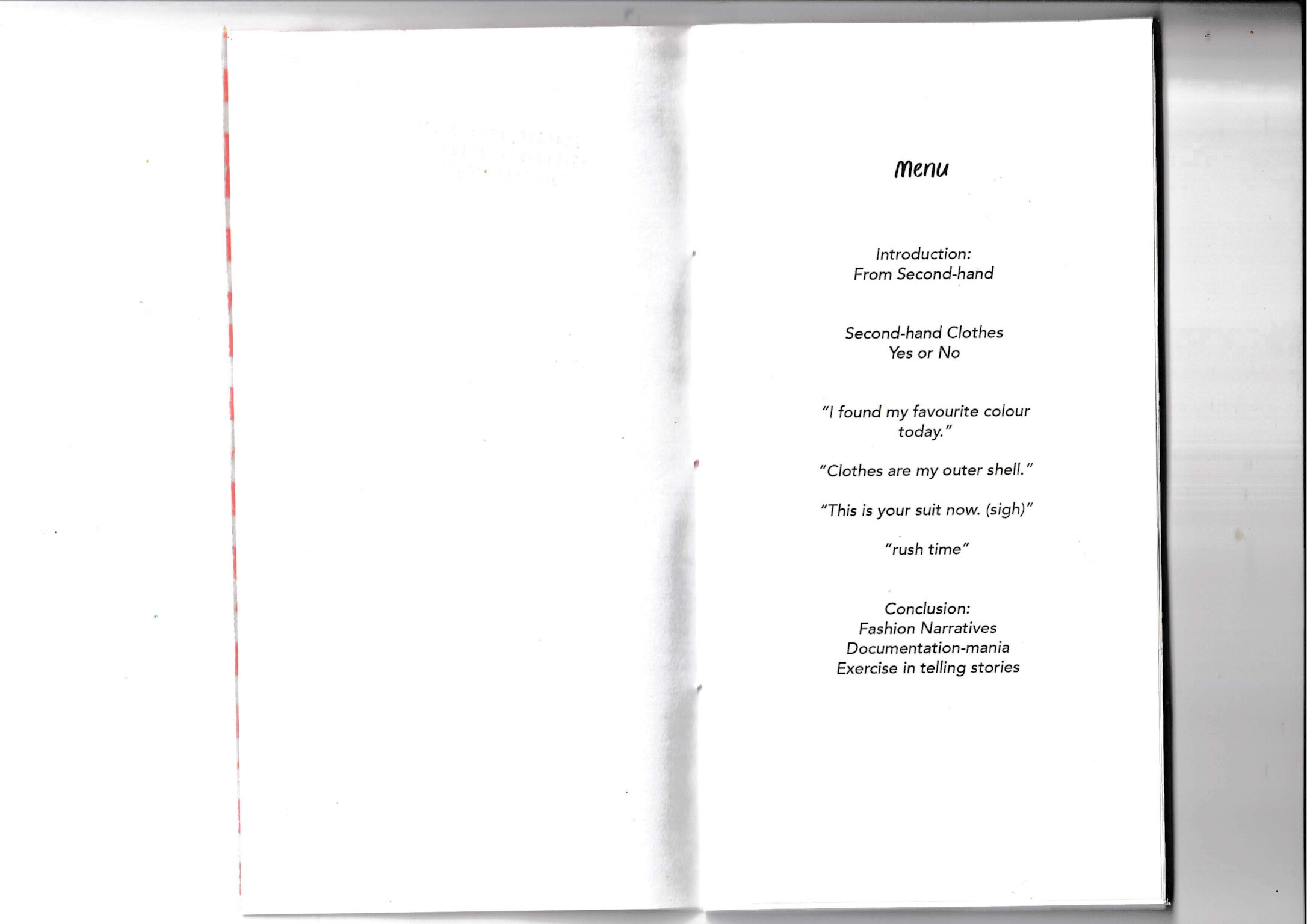 From Second-Hand